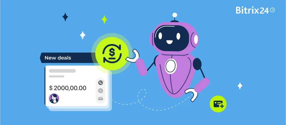المبيعات المتكررة المدعومة بالذكاء الاصطناعي من Bitrix24: حافظ على رضا عملائك وولائهم الدائم