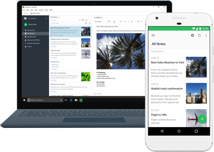 evernote apps