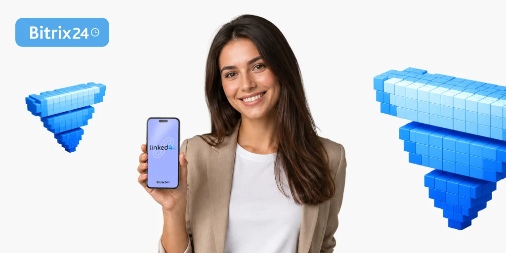Linked24.io: تكامل LinkedIn مع Bitrix24 لإثراء بيانات CRM وتحسين كفاءة فرق المبيعات
