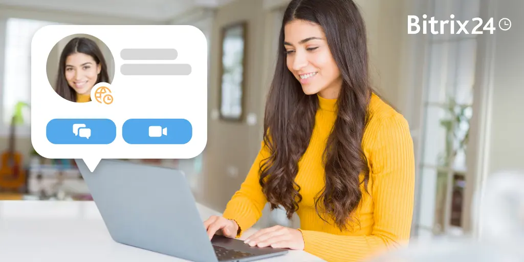 الملف الشخصي المُصغَّر في Bitrix24: معلومات سريعة لتعاون أفضل