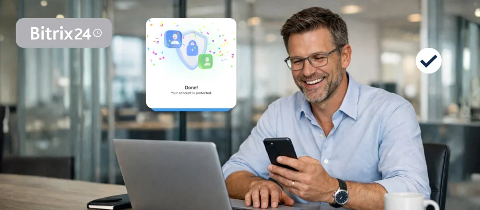 أمان بلا تعقيد: المصادقة الثنائية في Bitrix24 