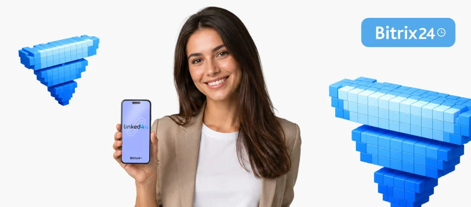 Bring LinkedIn Insights into Bitrix24 CRM with the Linked24.io Integration