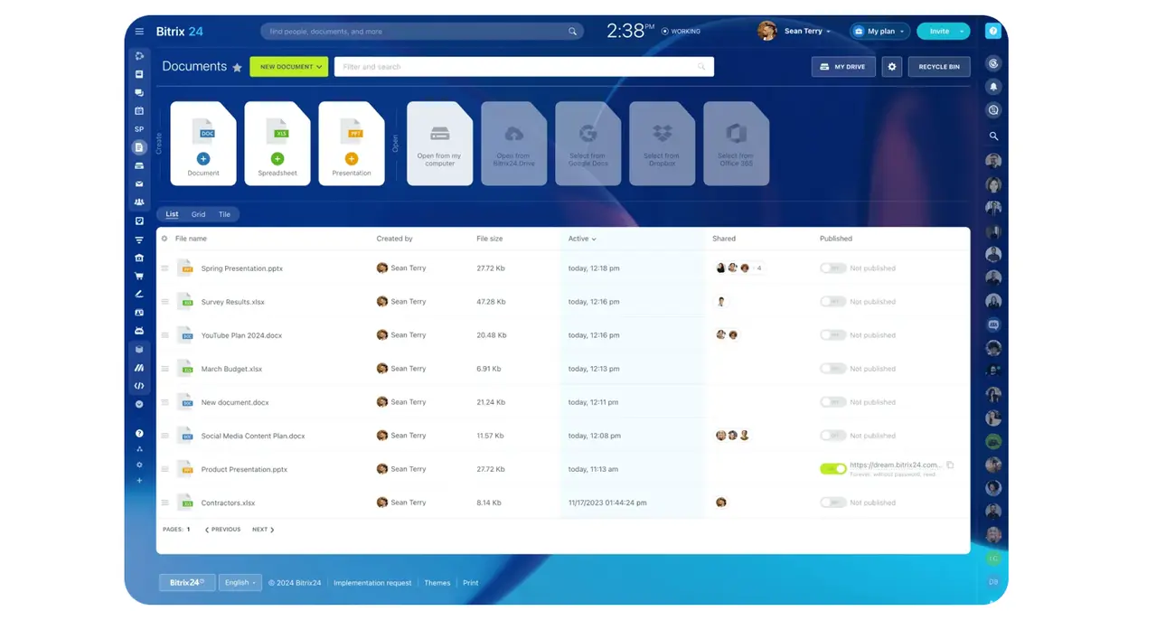 Document management and e-signatures Document management and e-signatures
