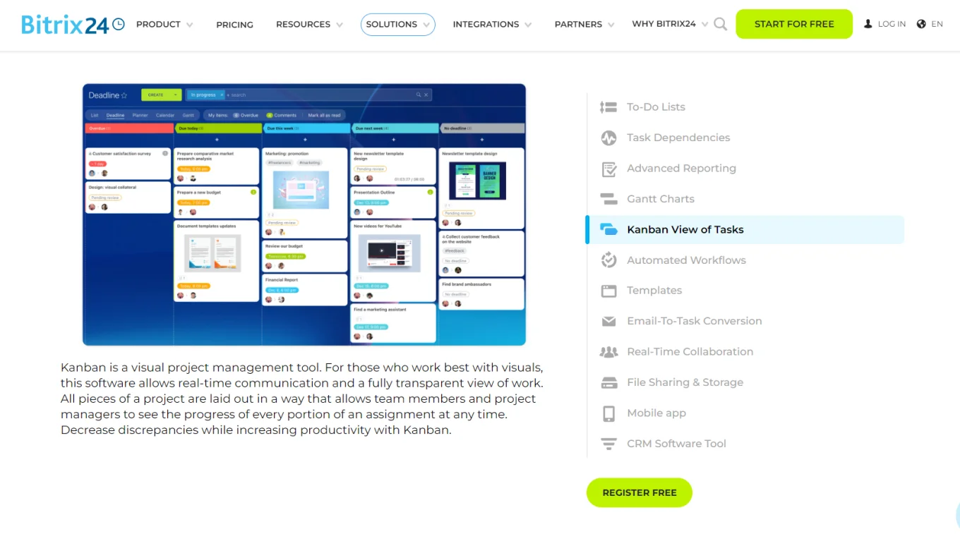 Bitrix24 vs. Trello Bitrix24 vs. Trello